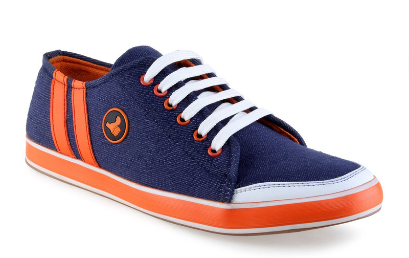 Firx Casual Shoes For Men(Blue, Orange)
