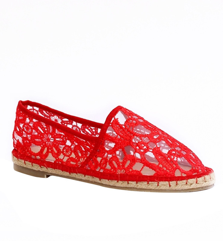 Kanabis Casual Shoes For Women(Red)