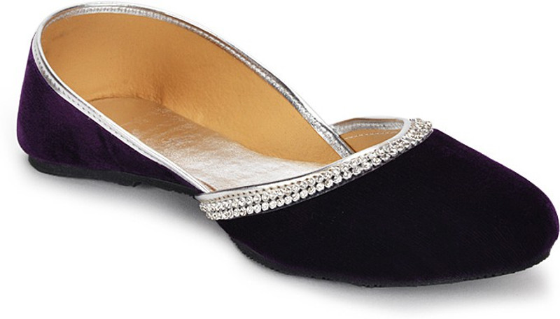 Paduki Ethnic Jutis For Women(Purple)