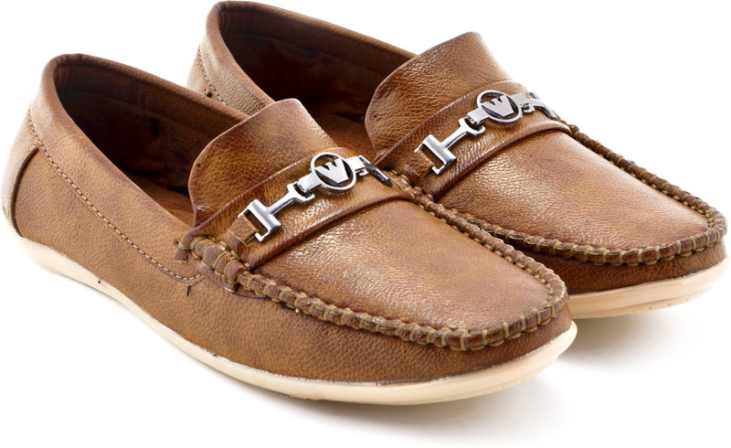 Boysons tan stylish casual Loafers For Men(Tan)