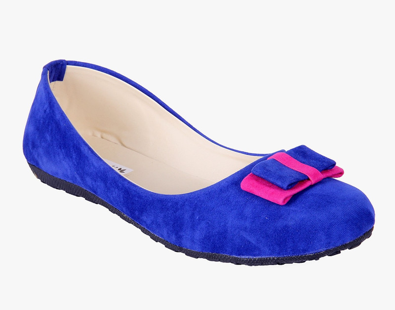 Goyal Blue Tie Bellies For Women(Blue)