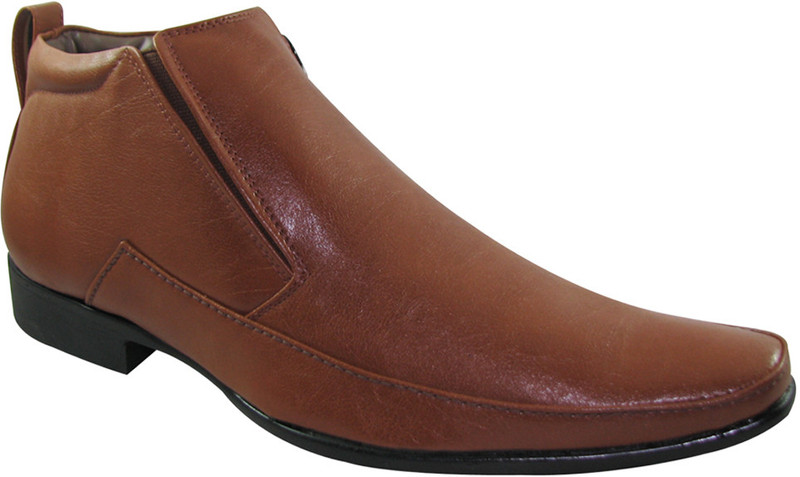 Faith 10001072 Party Wear Shoes For Men(Tan)