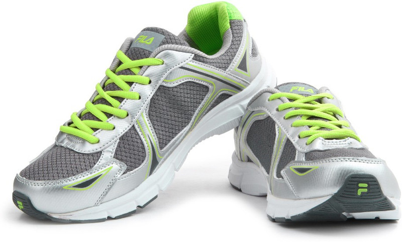 Fila Running Shoes For Men(Silver, Grey)