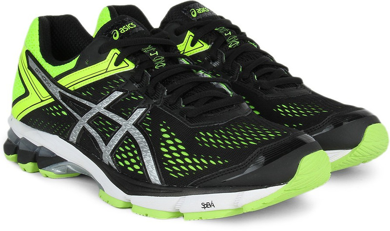 Asics GT-1000 4� Men Running Shoes For Men(Silver, Black, Yellow)
