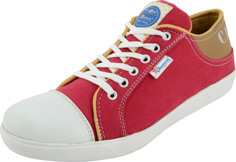 Chamois Casual Sneakers For Men(Maroon)