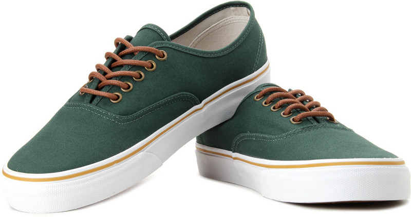 Vans Classics Authentic Canvas Sneakers For Men(Green) Vans Classics Authentic Canvas Sneakers For Men(Green)