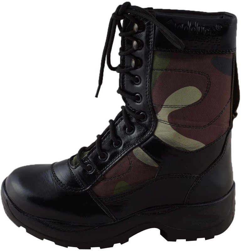 Adduce Ar-106-Bk-O-Green-9 Boots For Men(Green)