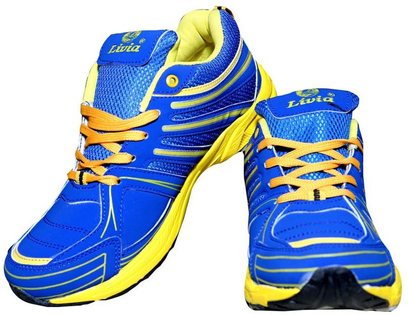 Livia Blue Tiger Running Shoes For Men(Blue) Livia Blue Tiger Running Shoes For Men(Blue)