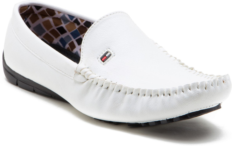 Iroo Loafers Shoes For Men(White) Iroo Loafers Shoes For Men(White)