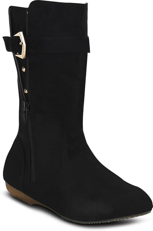 Get Glamr BEACHAM Boots For Women(Black)