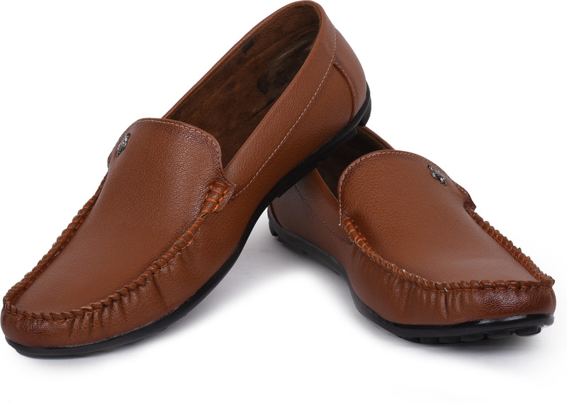 Rozo Tan Loafer Loafers For Men(Tan)
