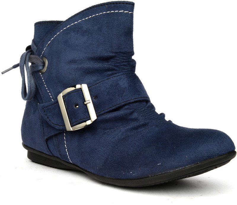 Bruno Manetti Zarah Boots For Women(Navy)