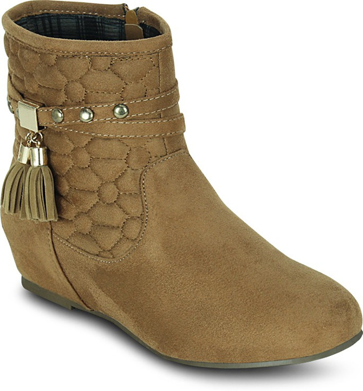 Get Glamr Designer Lama Boots For Women(Tan)