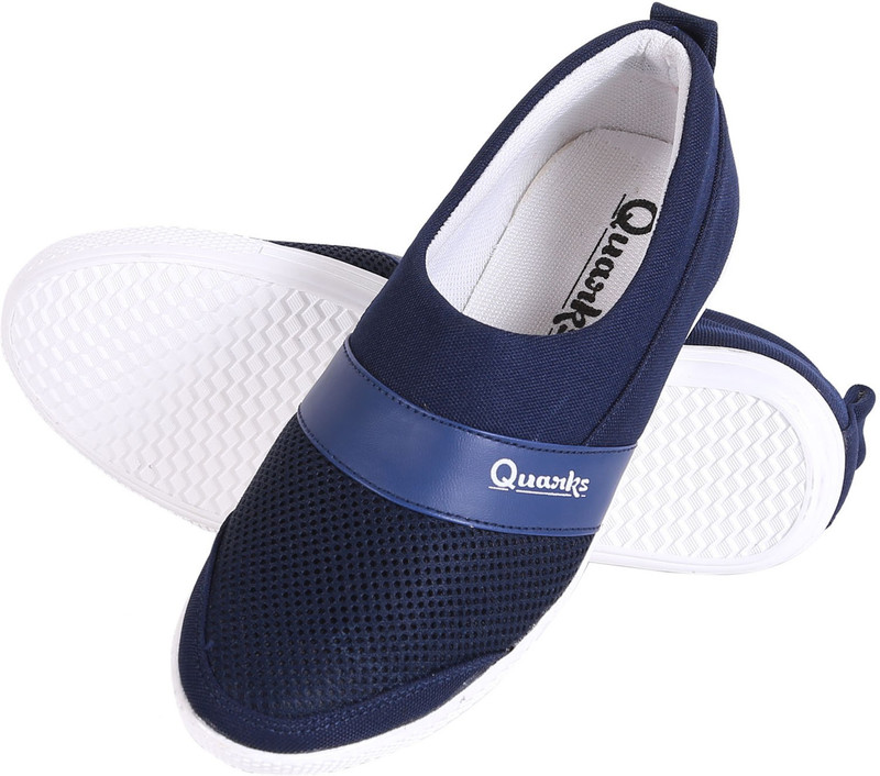 Quarks Mesh Moccasin Casual Shoes For Men(Navy)