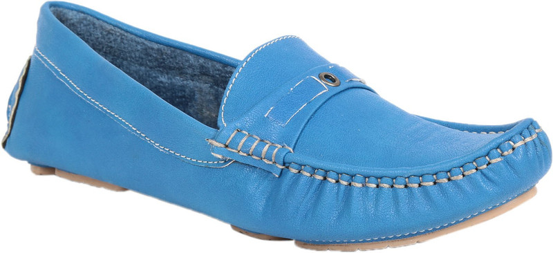 Adorn Elegant and Trendy Loafers For Women(Blue)