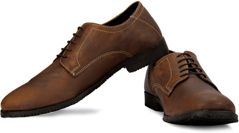 Red Tape Men Genuine Leather Corporate Casuals For Men(Tan)