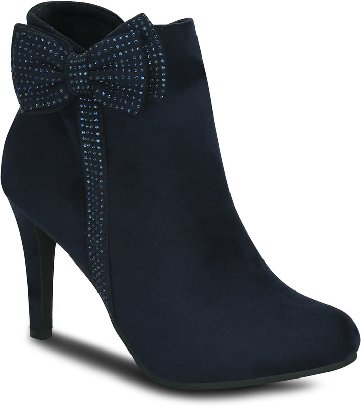 Get Glamr CHRISTIE Boots For Women(Blue) Get Glamr CHRISTIE Boots For Women(Blue)