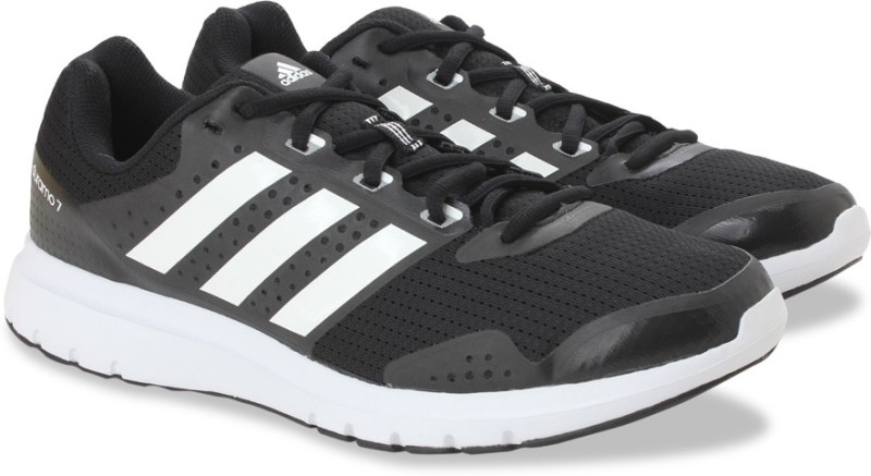 Adidas DURAMO 7 M Running Shoes(Black, White)