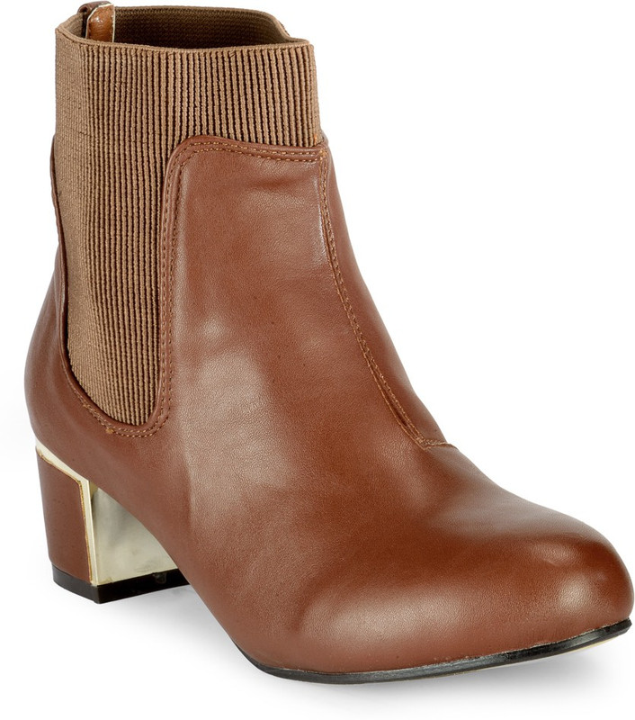 Flat n Heels Boots For Women(Brown)