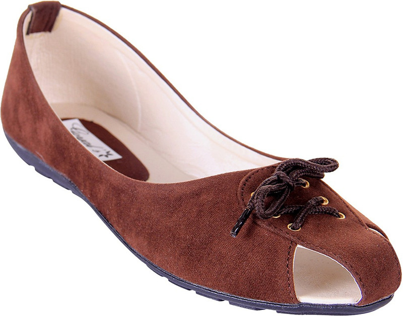 Goyal Open Toe Brown Bellies For Women(Brown)