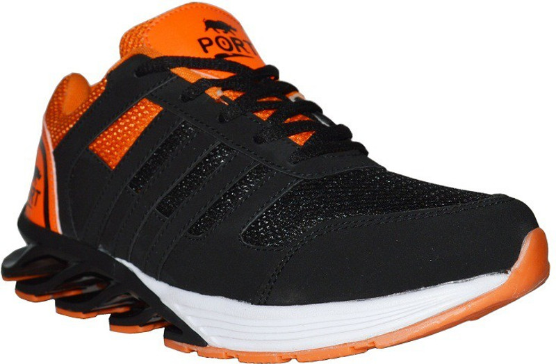 Port ShockSpring-Blade Running Shoes For Men(Black)