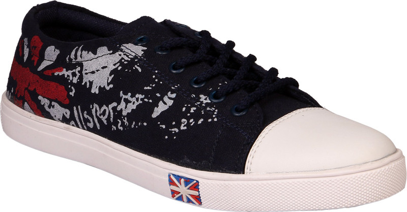 JK Port Dark Blue Men New Canvas Shoes For Women(Blue)