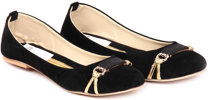 Ignis Toe Buckle Bellies For Women(Black)