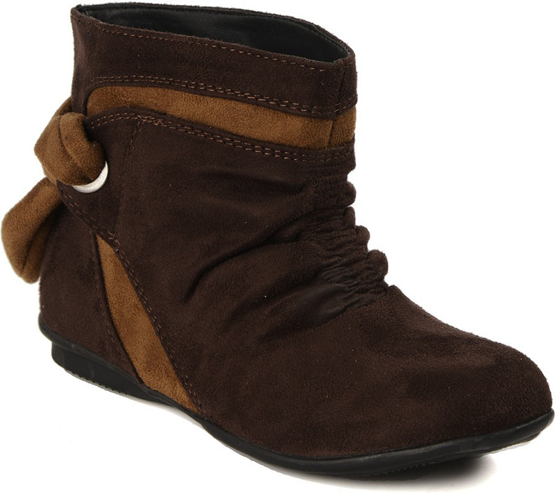 Bruno Manetti JD-49 Boots For Women(Brown, Beige)