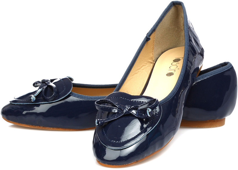 Fascino Azure Patent Bellies For Women(Blue)