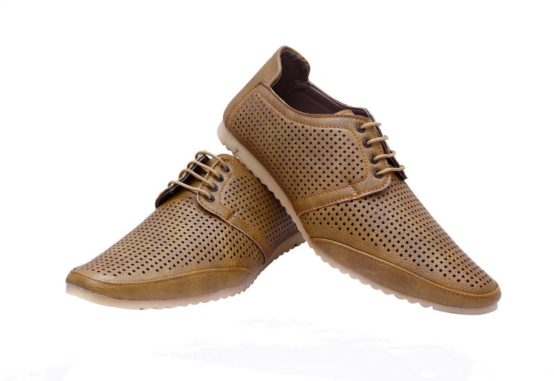 Fashion Victim blush kohli Lace Up For Men(Tan)