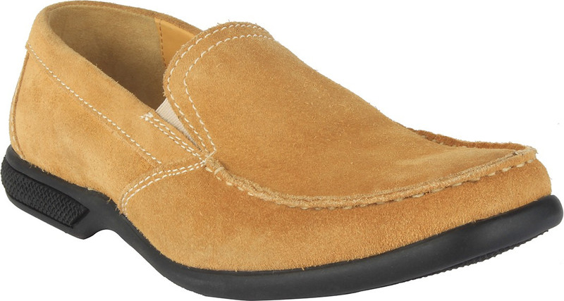 Salt N Pepper 15-387 Askme Yellow Loafers Loafers For Men(Brown)