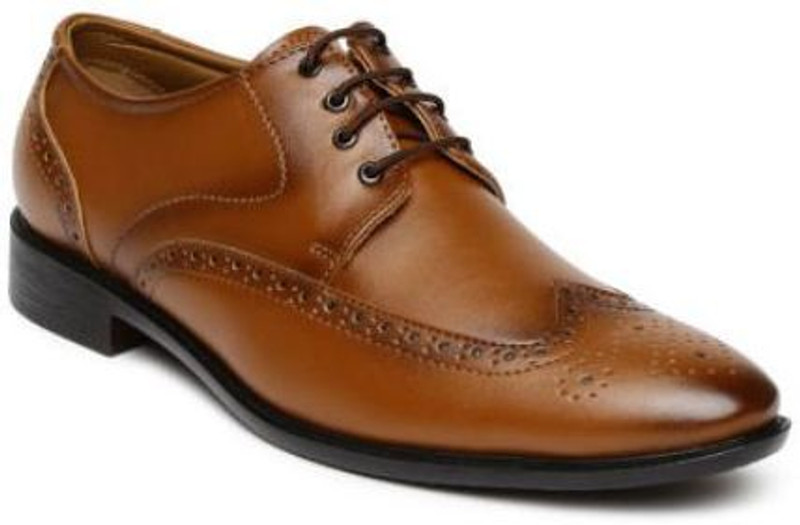 San Frissco EC 6811 Lace Up Shoes For Men(Brown) San Frissco EC 6811 Lace Up Shoes For Men(Brown)