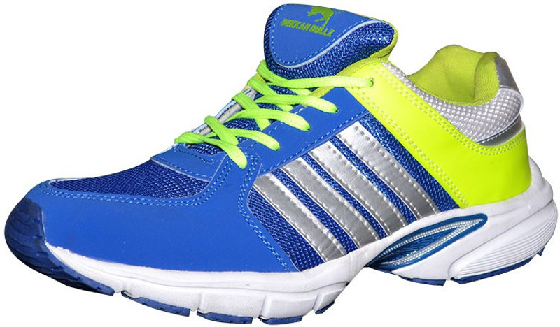 Dekkam Bullz D-72-Blu-Grn Running Shoes For Men(Blue)