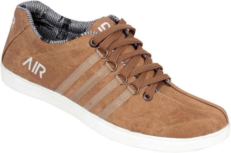 Ztoez Tan Canvas Shoes For Men(Tan)