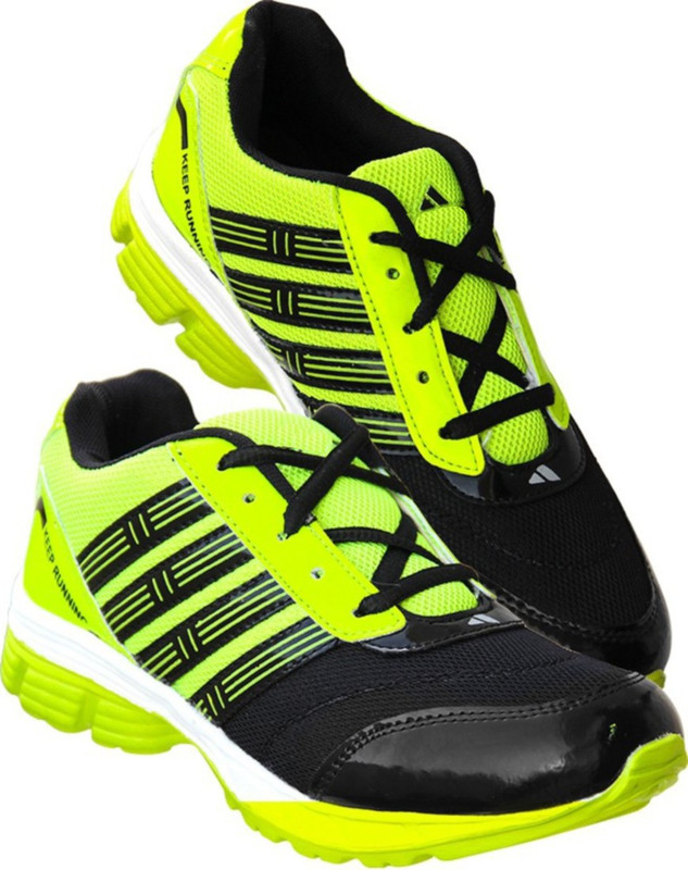 Fuoko ACON LITE Walking Shoes For Men(Green, Black) Fuoko ACON LITE Walking Shoes For Men(Green, Black)