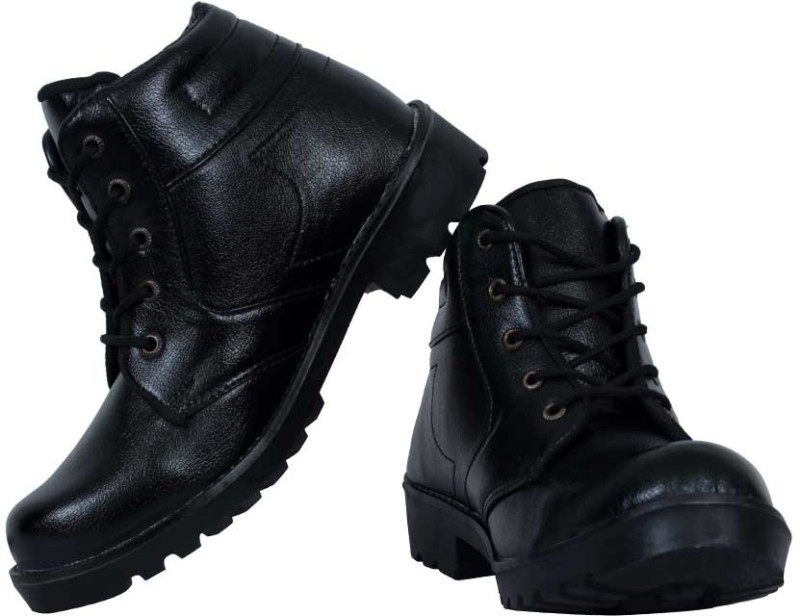 Elvace 5009 Boots For Men(Black) RS.1799 (65.00% Off) - Flipkart