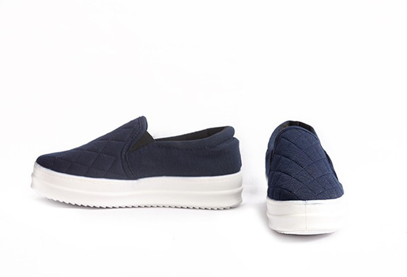 Lotusfeet Canvas Shoes For Women(Navy)
