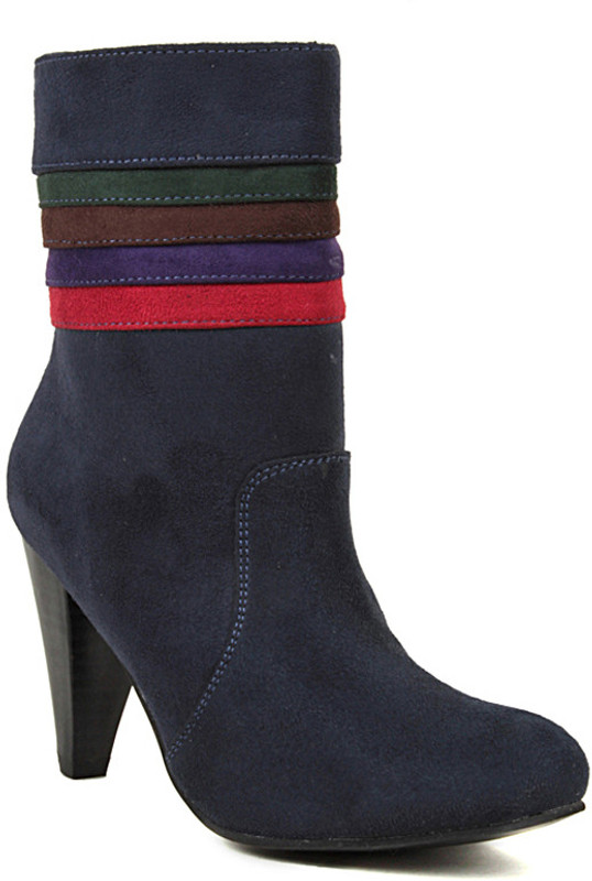 Bruno Manetti Anjelo Boots For Women(Navy)
