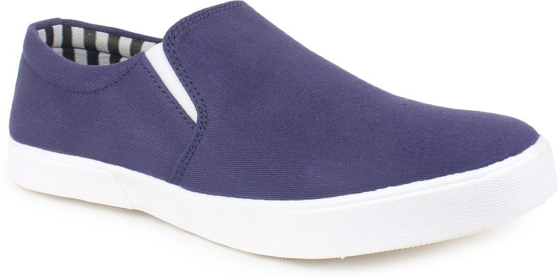 Shumael Slip-ons Slip On Sneakers For Men(Blue) Shumael Slip-ons Slip On Sneakers For Men(Blue)