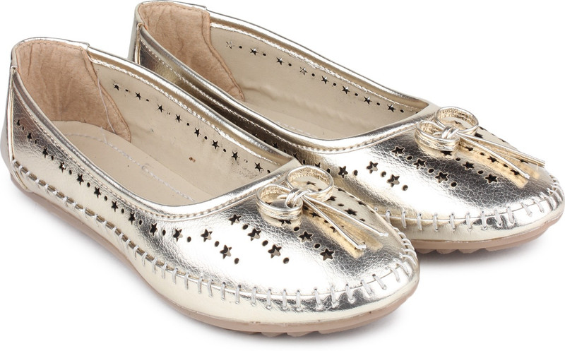 Shezone Bellies For Women(Gold)