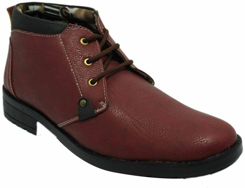 Onlinemaniya ONMLS02 Boots For Men(Maroon) Onlinemaniya ONMLS02 Boots For Men(Maroon)