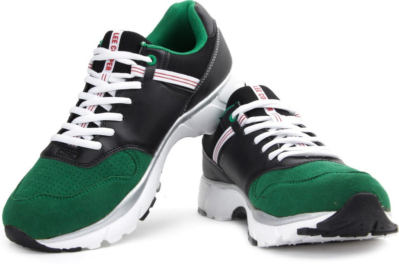 Lee Cooper Men Running Shoes For Men(Green, Black)