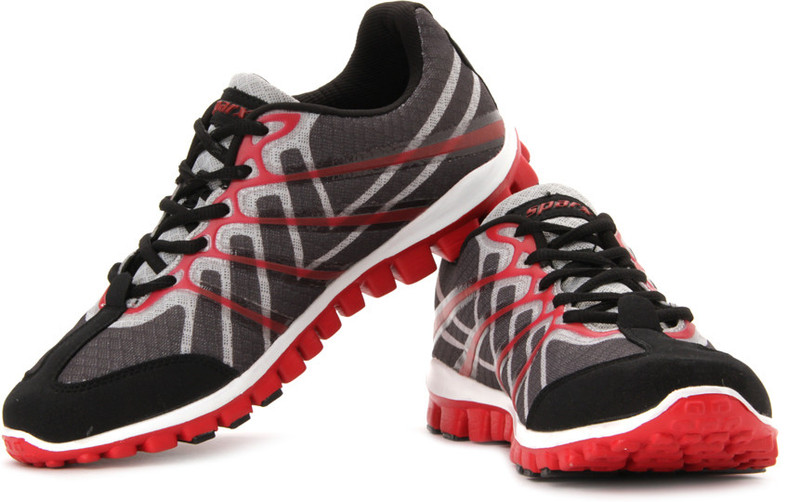 Sparx SM-170 Running Shoes For Men(Red, Black, Grey) Sparx SM-170 Running Shoes For Men(Red, Black, Grey)