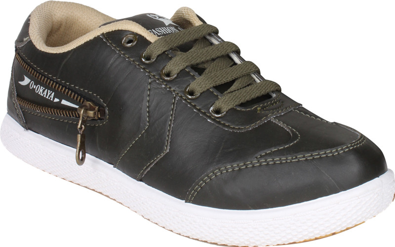 Histeria Okaya Mehendi Casual Shoes For Men(Green)