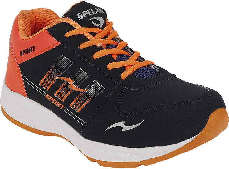 Rexel Spelax Running Shoes For Men(Navy, White, Orange)