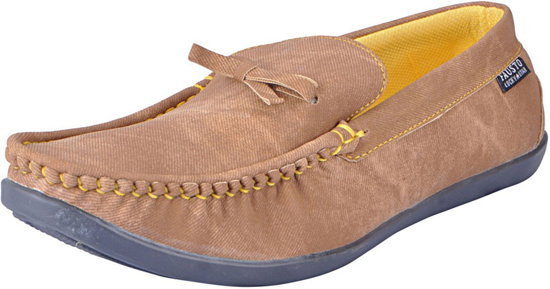 FAUSTO Stylish Loafers For Men(Tan)