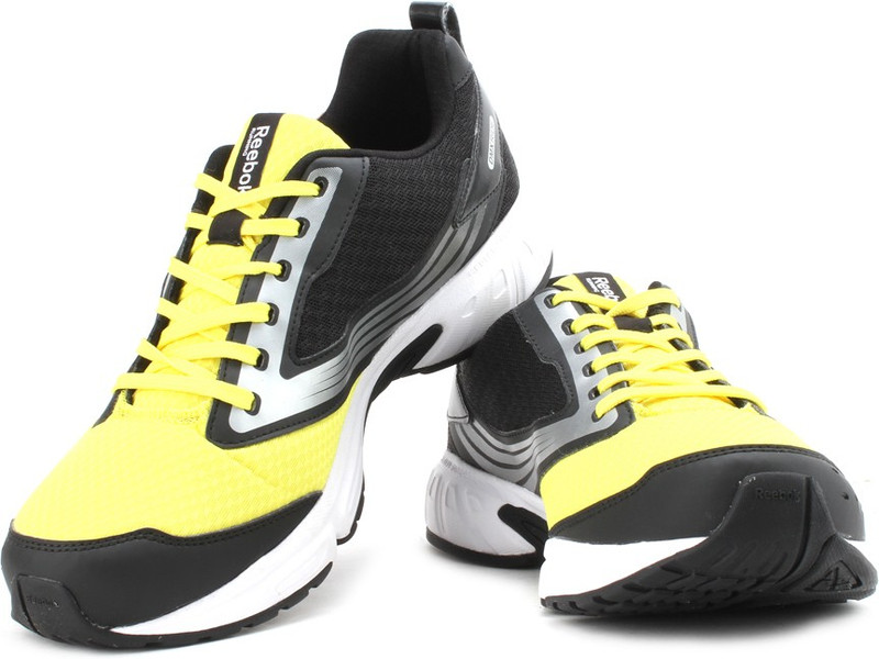 REEBOK Thrill Run Lp Running Shoes For Men(Black, Yellow)