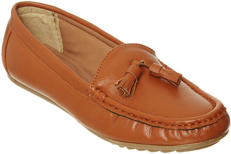 Bruno Manetti DVS-004-LB Loafers For Women(Tan)