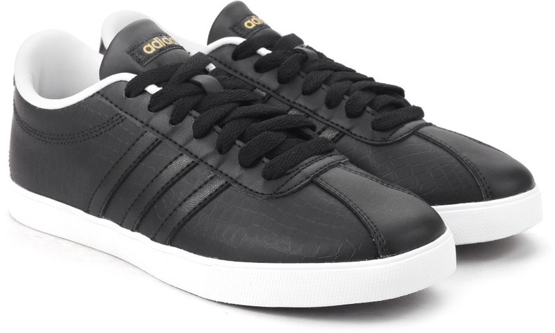 ADIDAS NEO COURTSET W Sneakers For Women(Black)