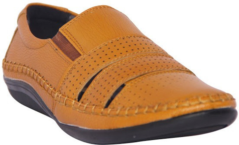 Leather Chief Casuals For Men(Tan)